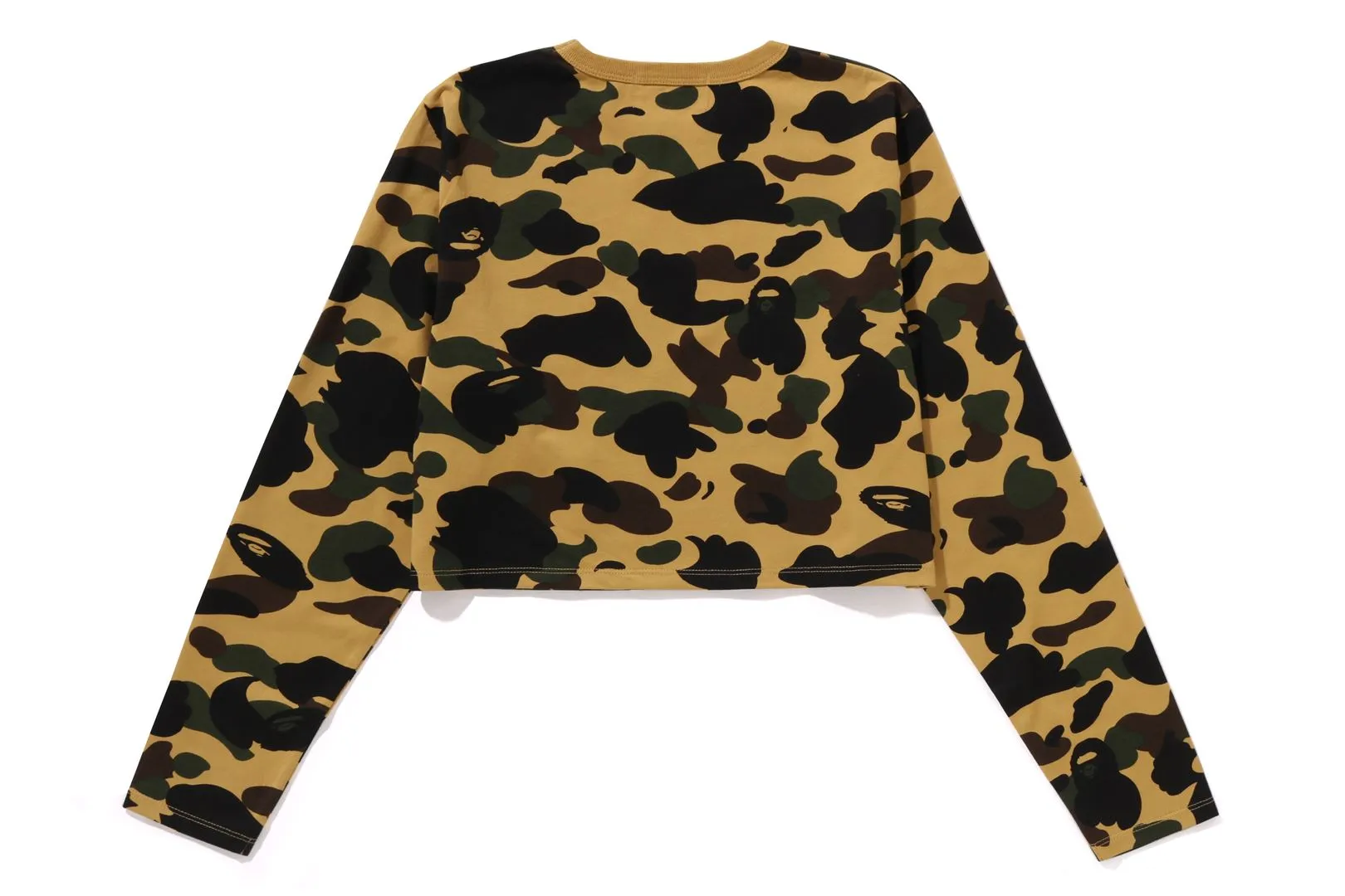 1ST CAMO CROPPED LS TEE sold by Bape product image thumbnail 2