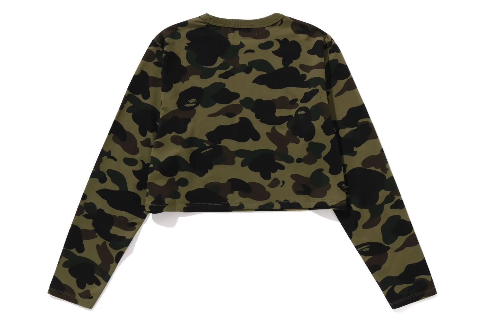 1ST CAMO CROPPED LS TEE sold by Bape product image thumbnail 4