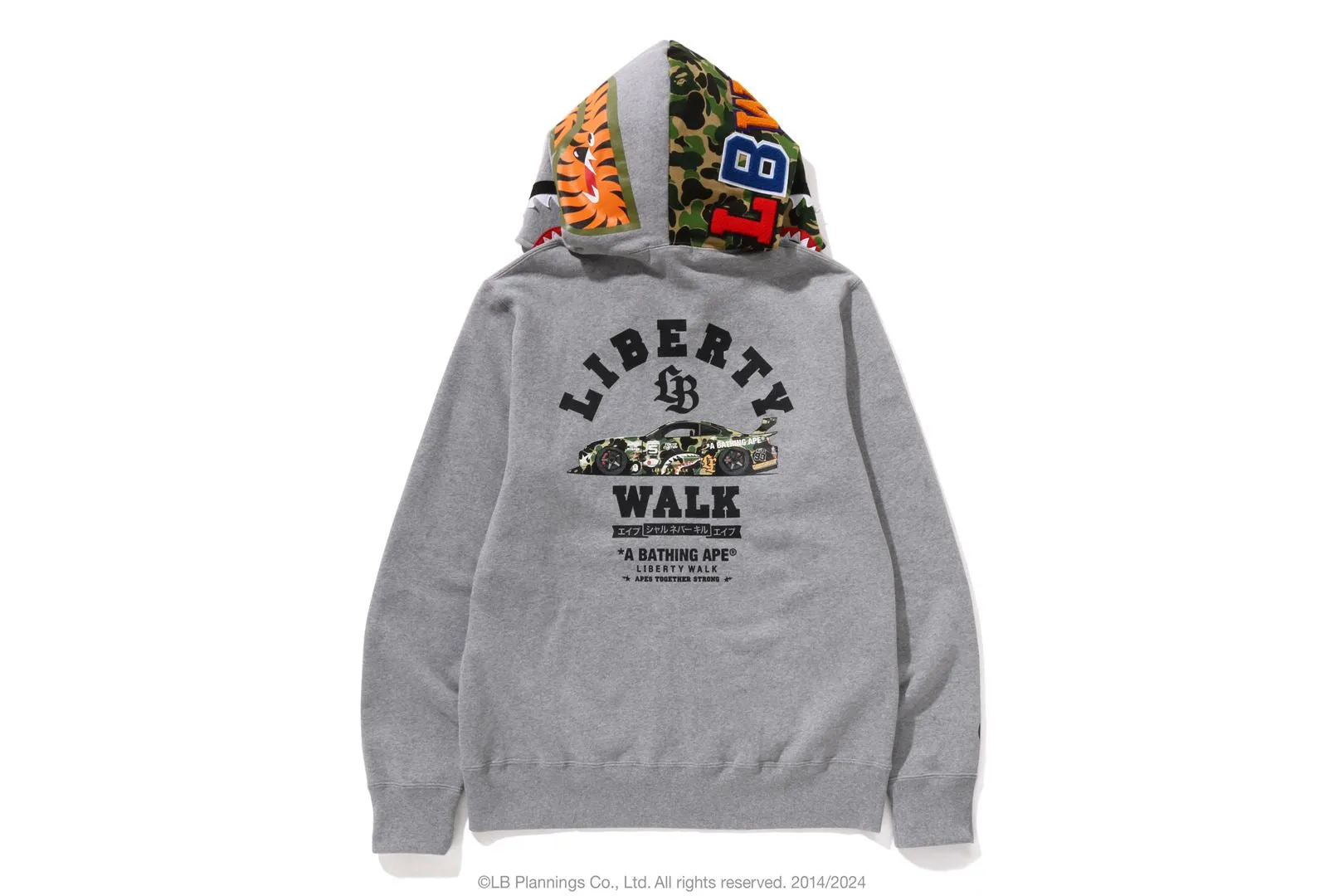 【 BAPE X LBWK 】S15 SHARK FULL ZIP HOODIE sold by Bape product image thumbnail 4