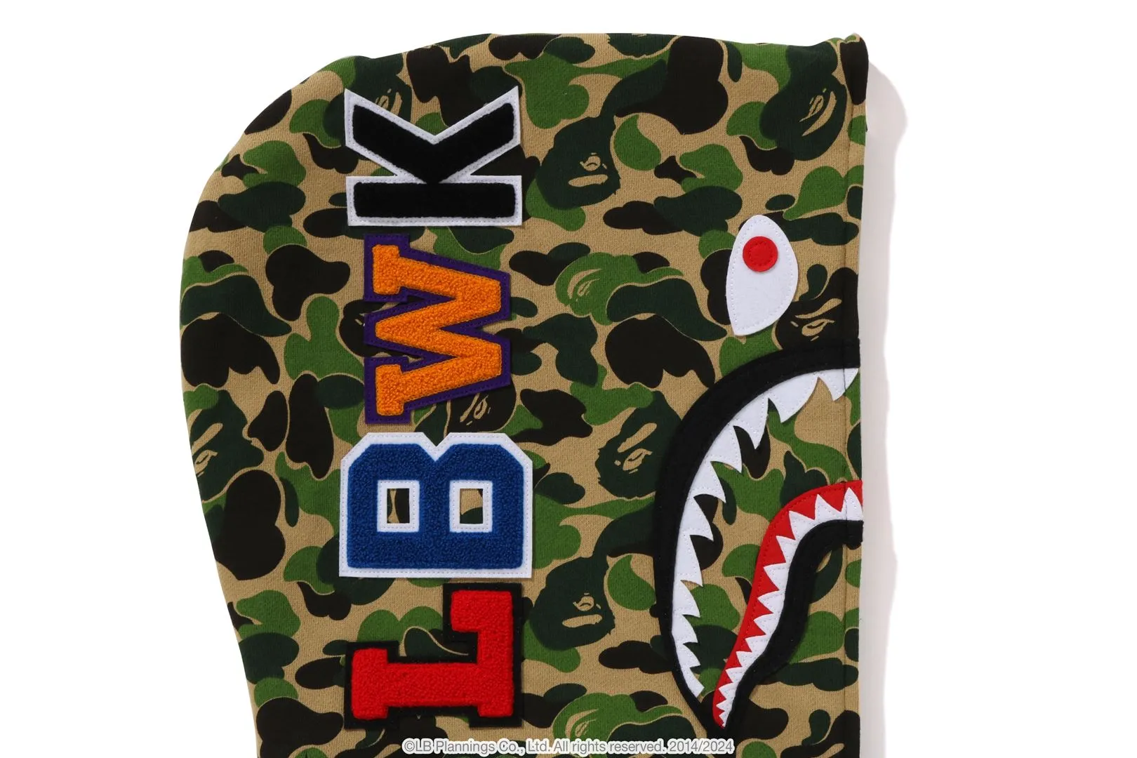 【 BAPE X LBWK 】S15 SHARK FULL ZIP HOODIE sold by Bape product image thumbnail 5