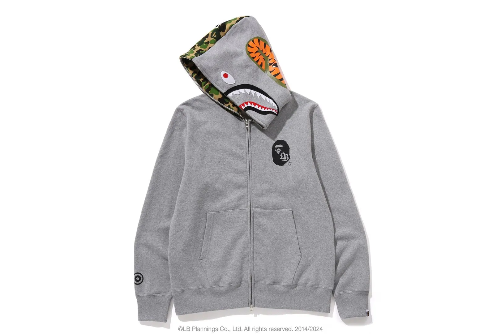 【 BAPE X LBWK 】S15 SHARK FULL ZIP HOODIE sold by Bape product image thumbnail 3