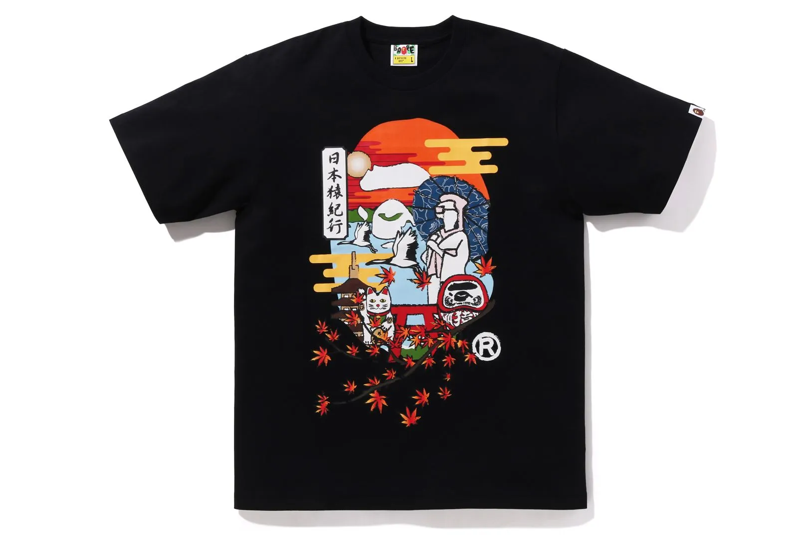JAPAN CULTURE AUTUMN APE HEAD TEE sold by Bape product image thumbnail 4