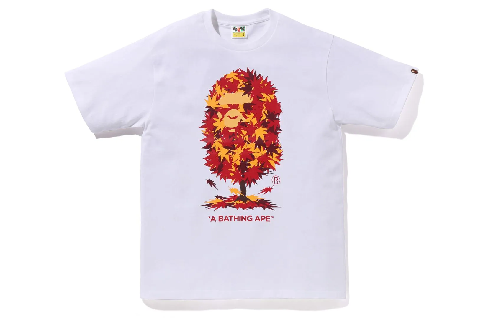 JAPAN AUTUMN APE HEAD TEE sold by Bape