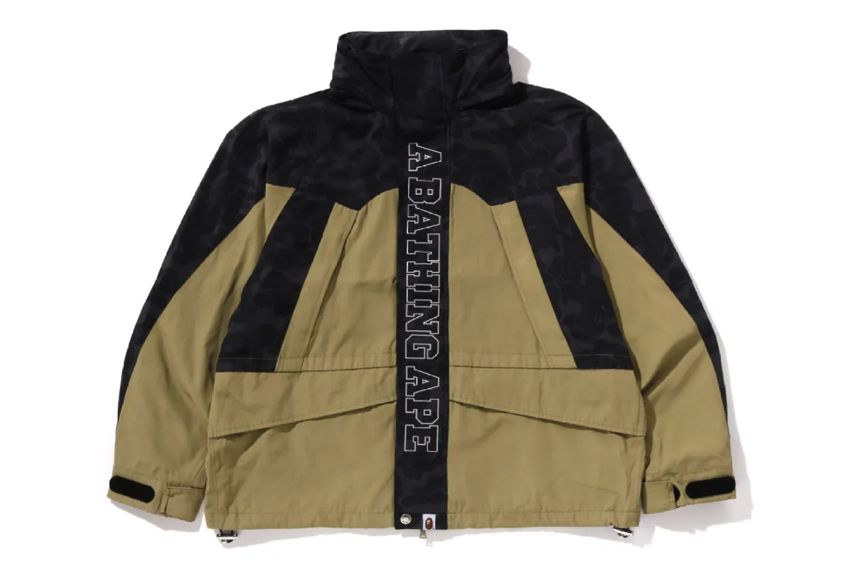 CAMO PANEL SNOWBOARD JACKET sold by Bape