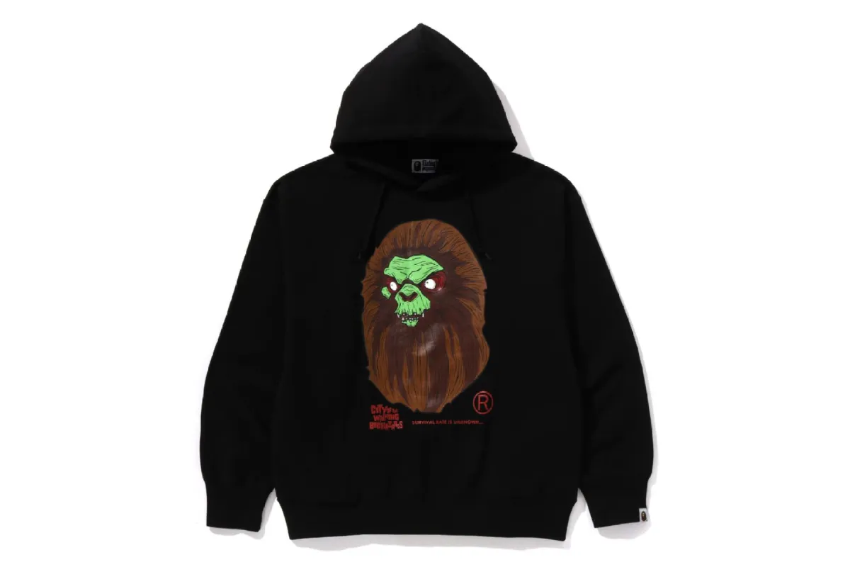 BAPE HORROR MAD FACE RELAXED FIT PULLOVER HOODIE sold by Bape