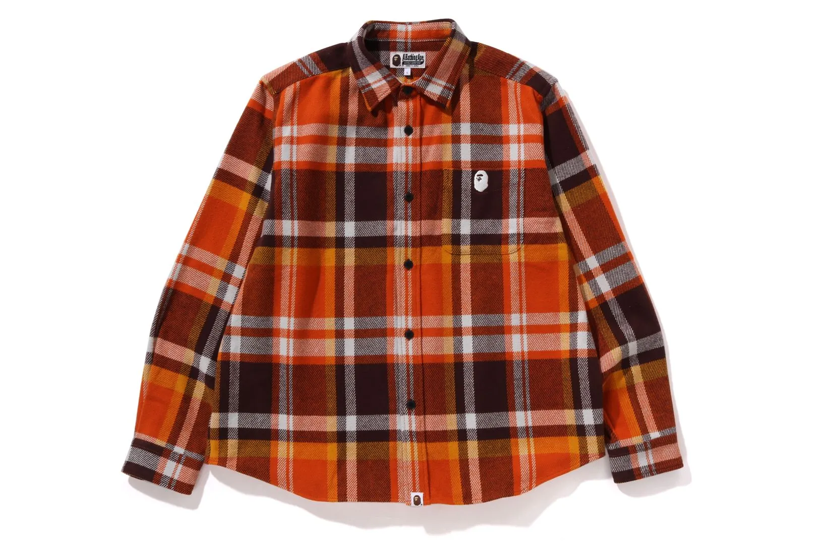 BAPE CHECK RELAXED FIT SHIRT sold by Bape