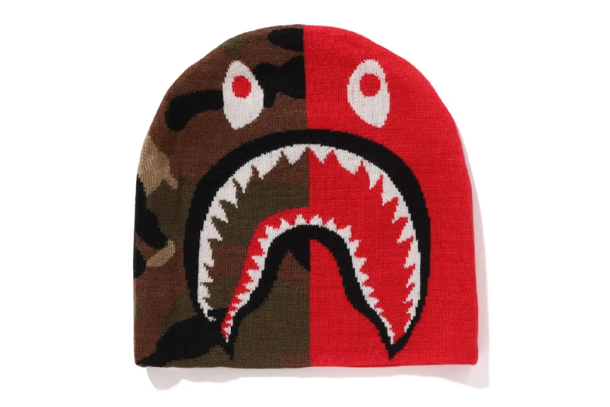 1ST SHARK KNIT CAP sold by Bape