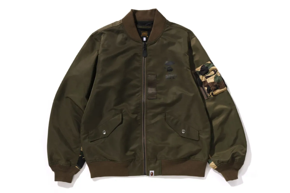 1ST CAMO BOMBER JACKET sold by Bape