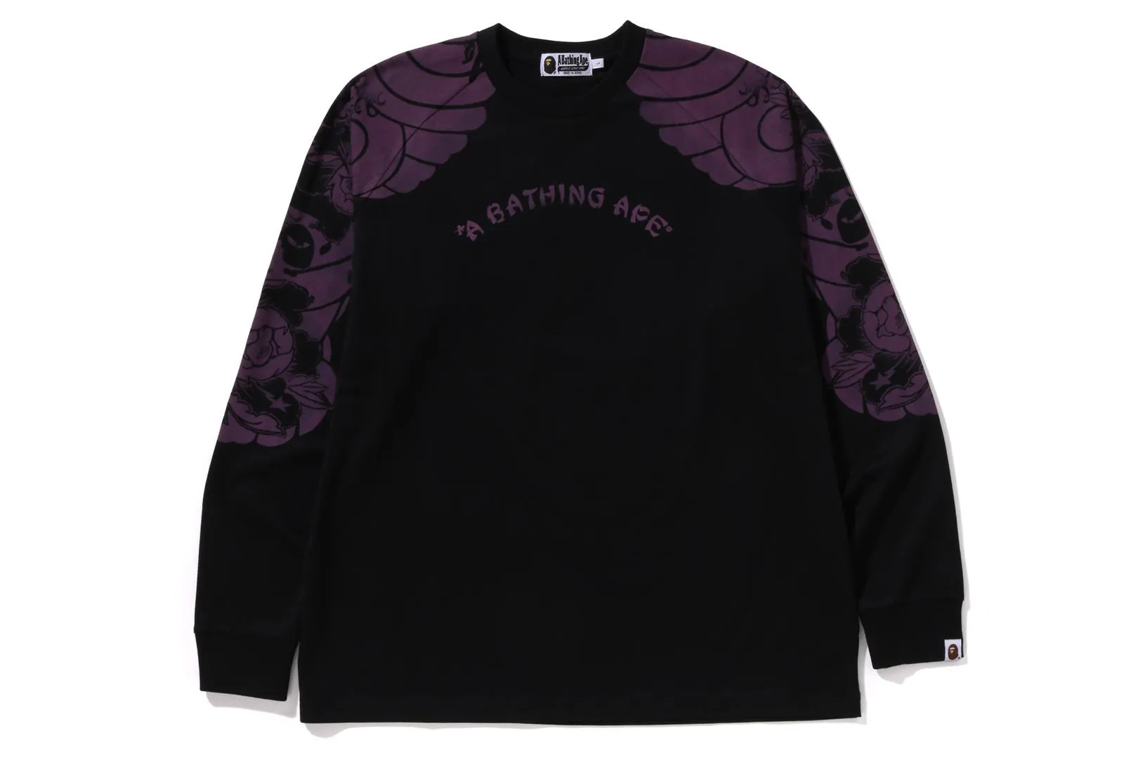 JAPANESE TATTOO MOTIF RELAXED FIT LS TEE sold by Bape