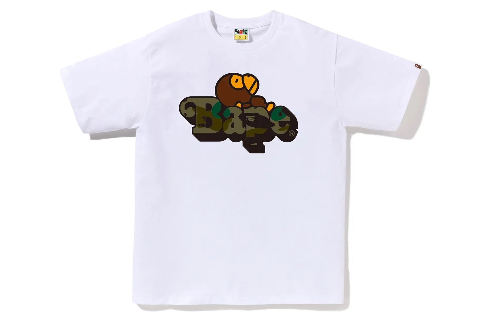 1ST CAMO MILO ON BAPE TEE sold by Bape