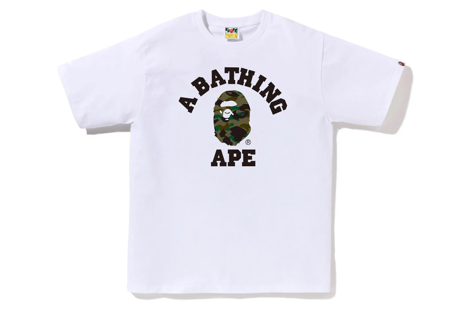 1ST CAMO COLLEGE TEE sold by Bape