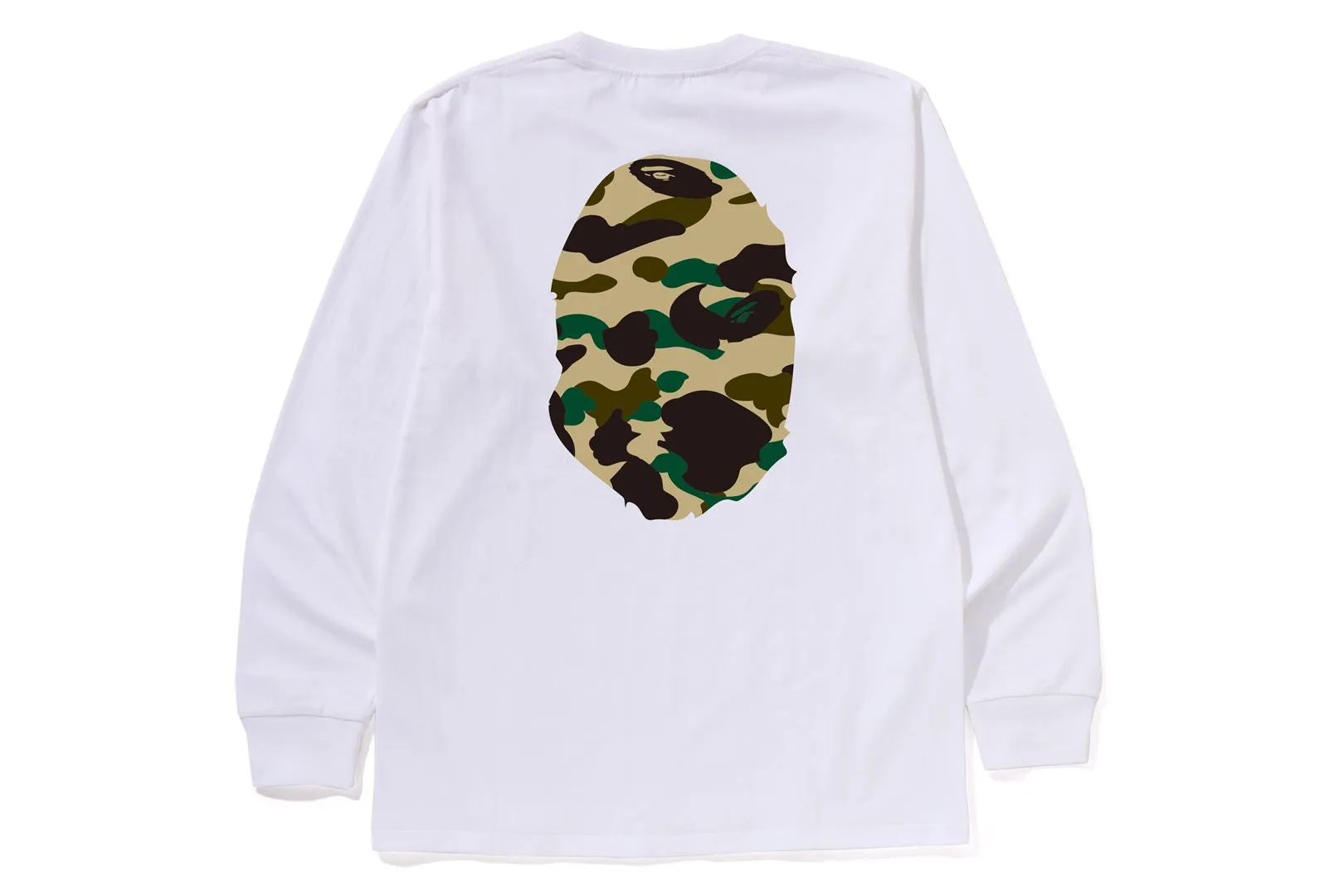 1ST CAMO BIG APE HEAD LS TEE sold by Bape product image thumbnail 4