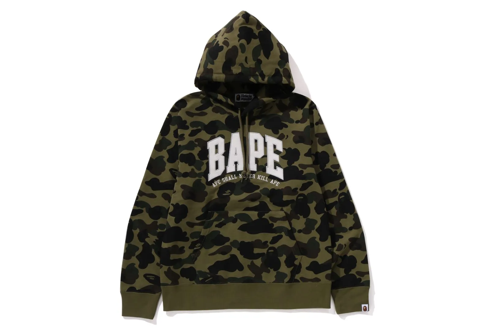 1ST CAMO BAPE PULLOVER HOODIE sold by Bape