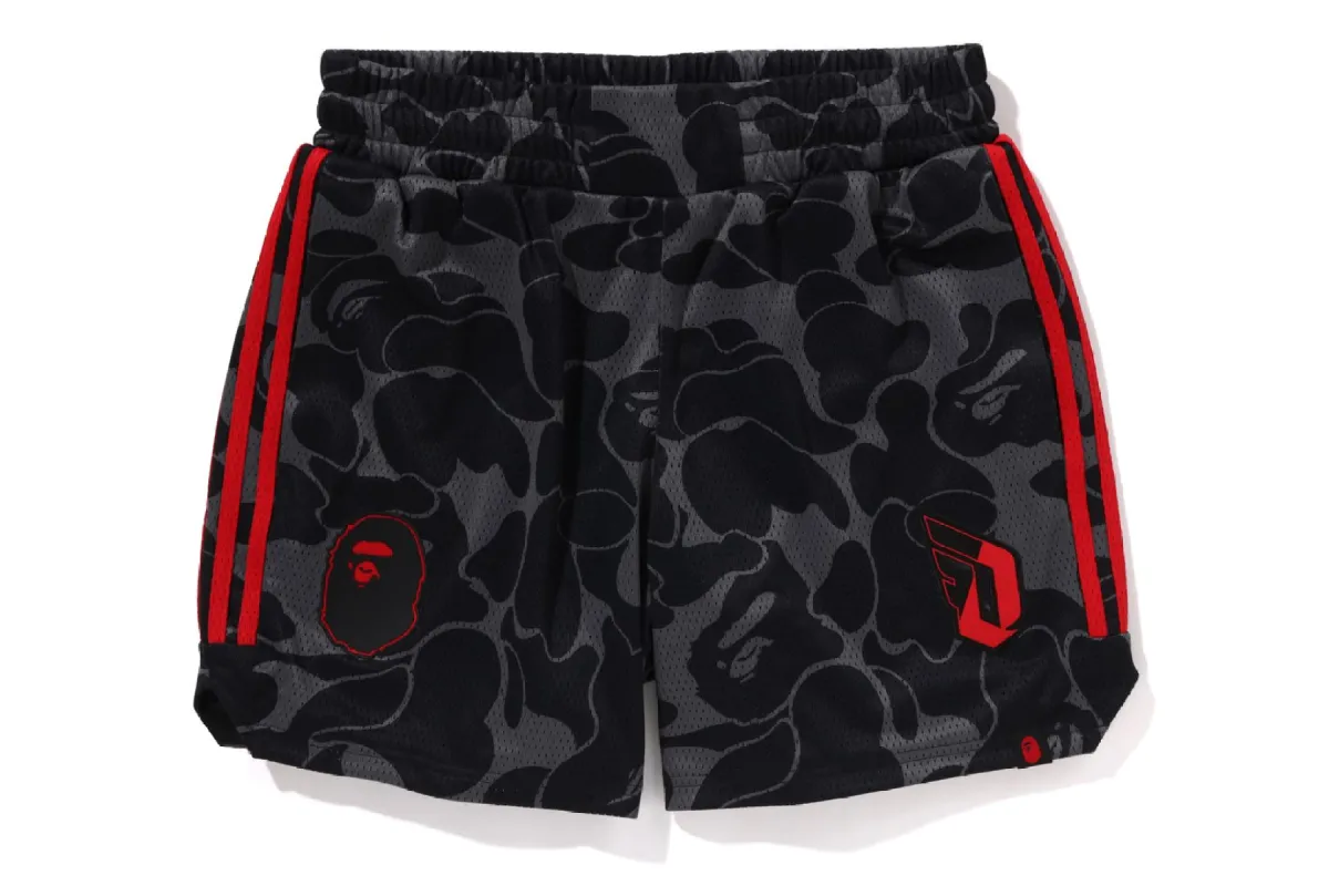 【 BAPE X ADIDAS 】DAME BAPE MESH SHORTS sold by Bape