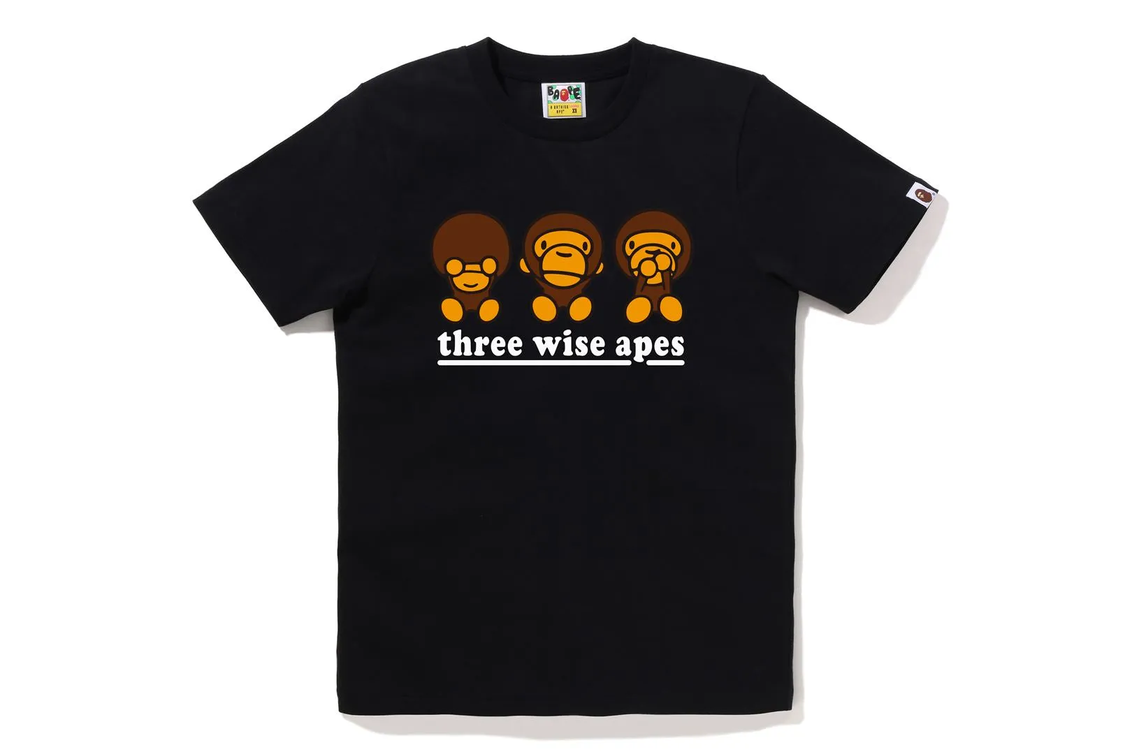 THREE WISE MILO TEE sold by Bape product image thumbnail 3