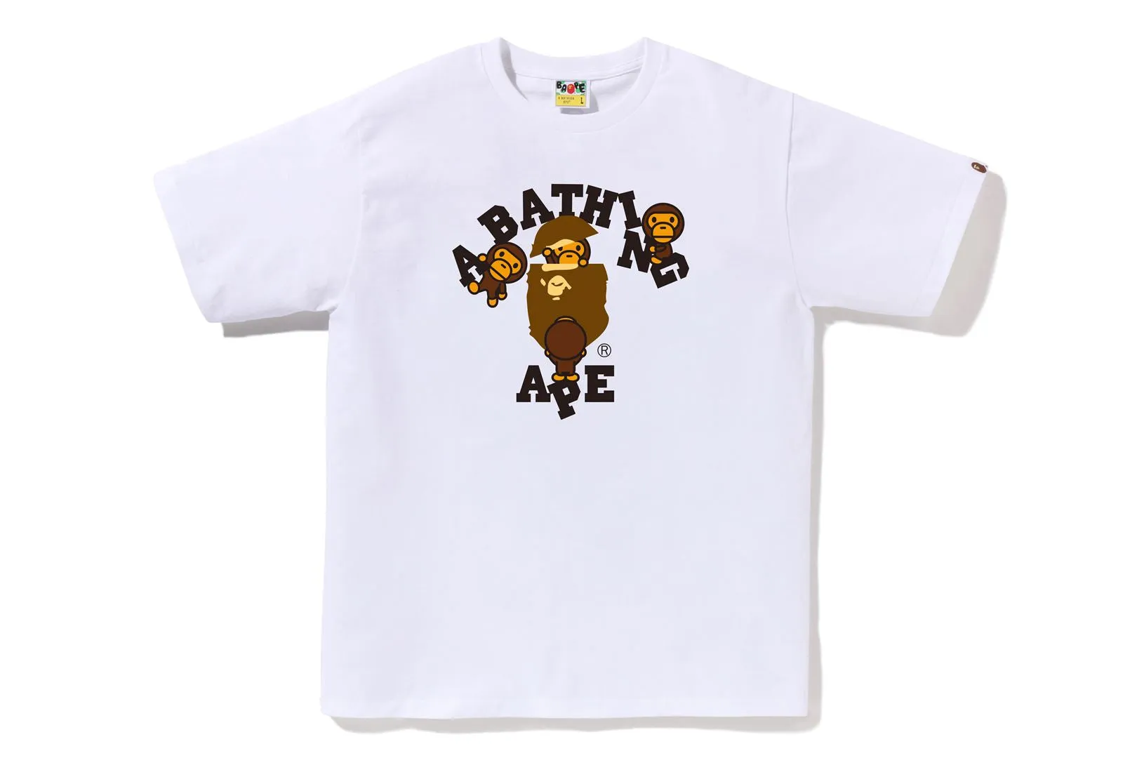 COLLEGE MILO TEE sold by Bape