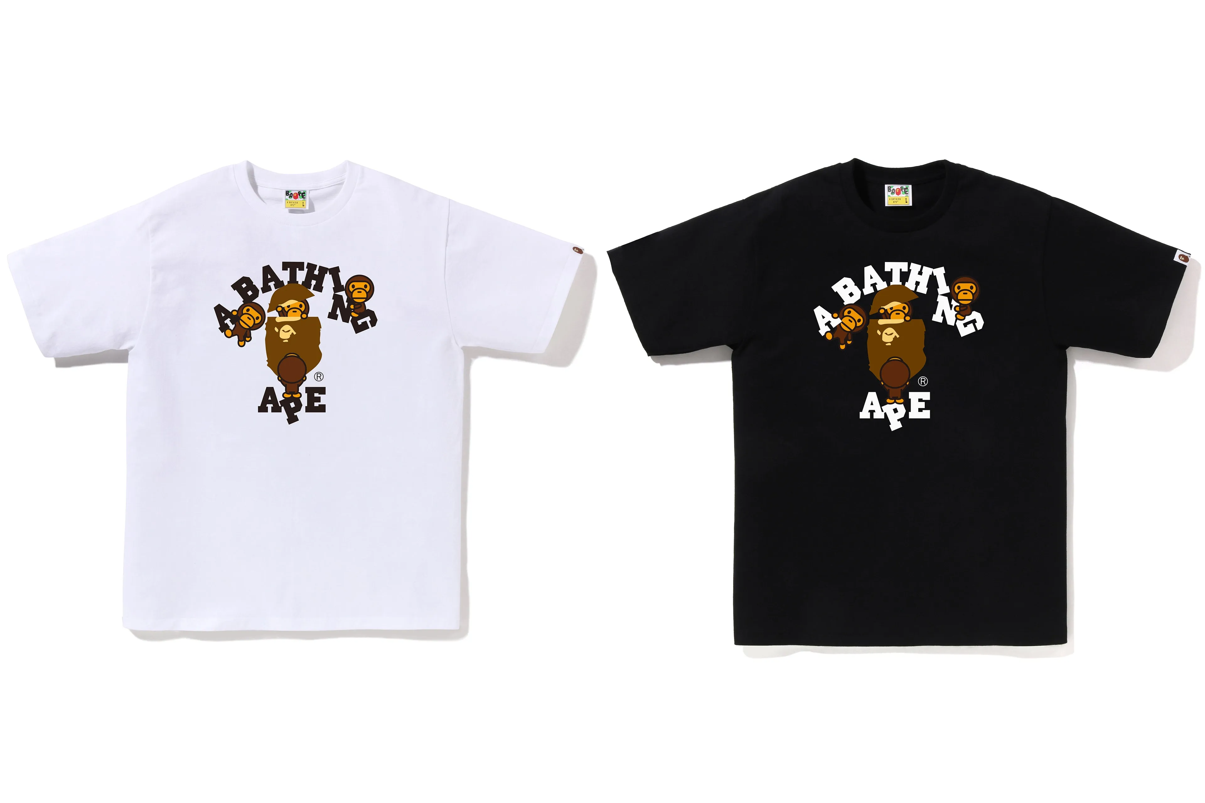 COLLEGE MILO TEE sold by Bape product image thumbnail 5