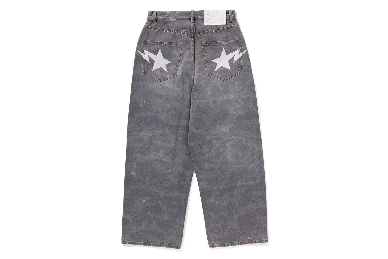 パンツ BAPE 1ST CAMO LOOSE FIT DENIM PANTS Buy A Bathing Ape 1St Camo Destroyed Loose Fit 12Oz Denim