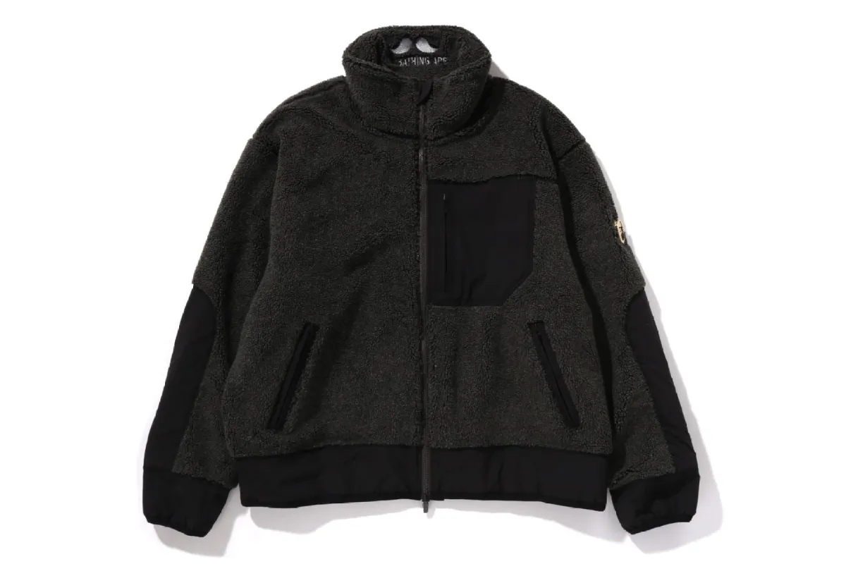 MR.BATHING APE ZIP UP FLEECE JACKET sold by Bape