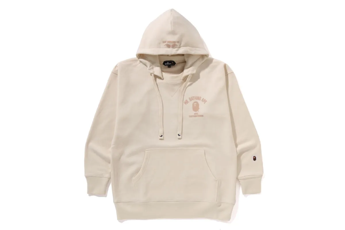 MR.BATHING APE COLLEGE PULLOVER HOODIE sold by Bape