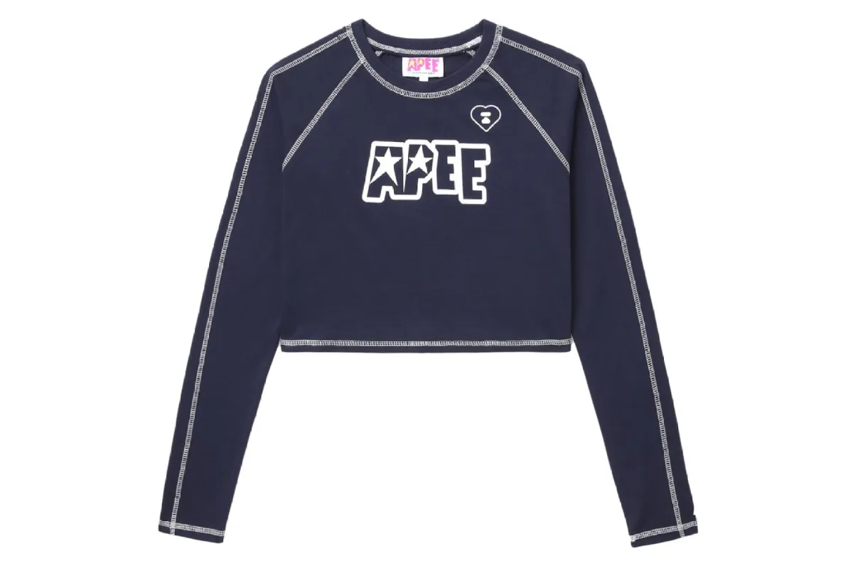 GRAPHIC LONG SLEEVE RAGLAN TOP sold by Bape