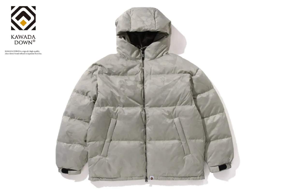 SOLID CAMO JACQUARD DOWN JACKET sold by Bape