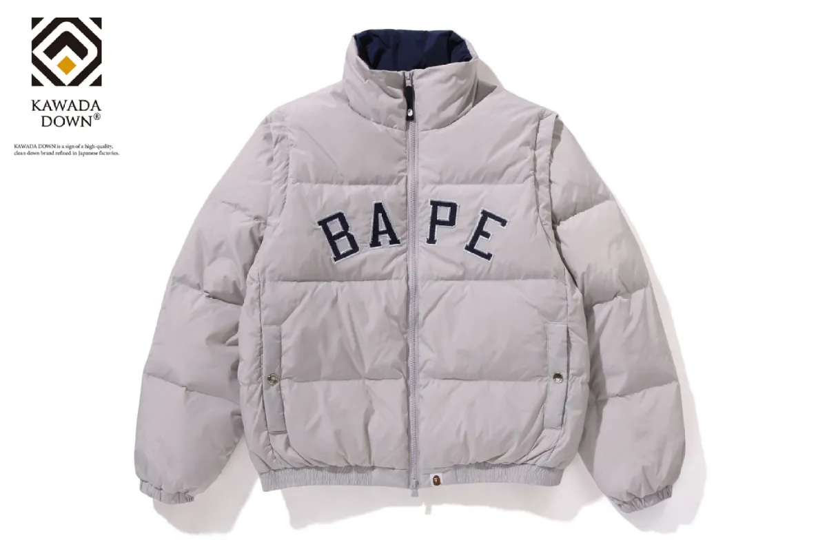 DETACHABLE SLEEVES DOWN JACKET sold by Bape