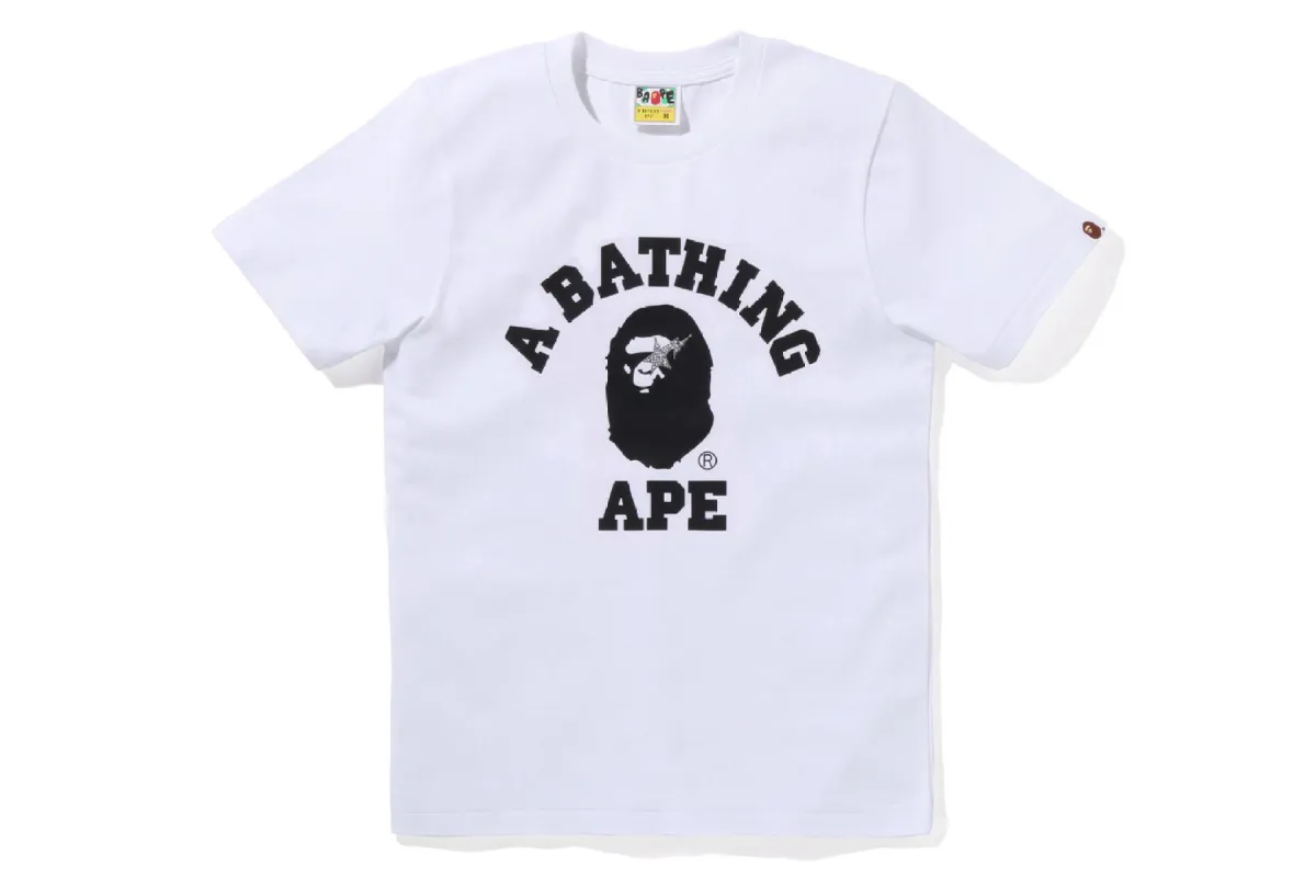 COLLEGE CRYSTAL STONE STA TEE sold by Bape
