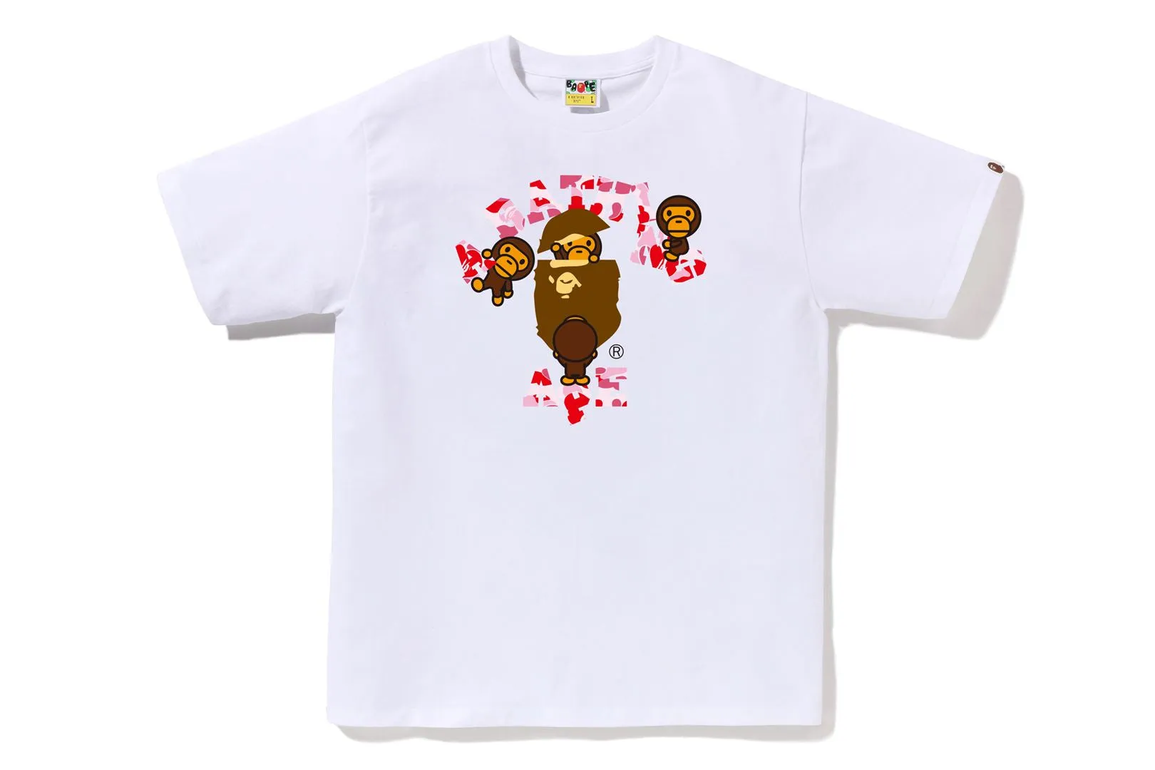 ABC CAMO COLLEGE MILO TEE sold by Bape product image thumbnail 3