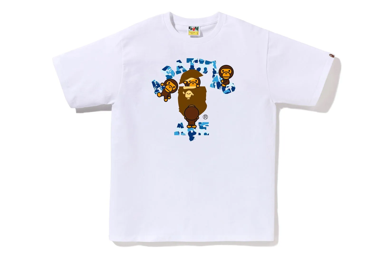 ABC CAMO COLLEGE MILO TEE sold by Bape product image thumbnail 2
