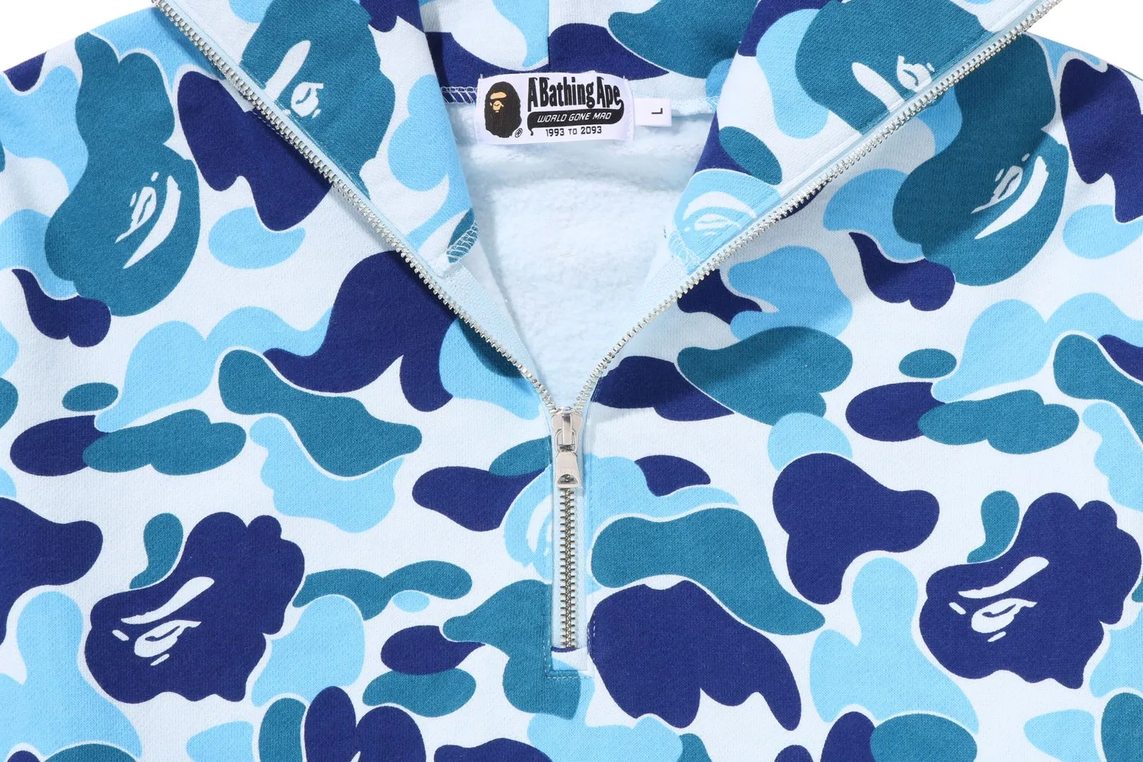 ABC CAMO SHARK HALF ZIP PULLOVER HOODIE sold by Bape product image thumbnail 4
