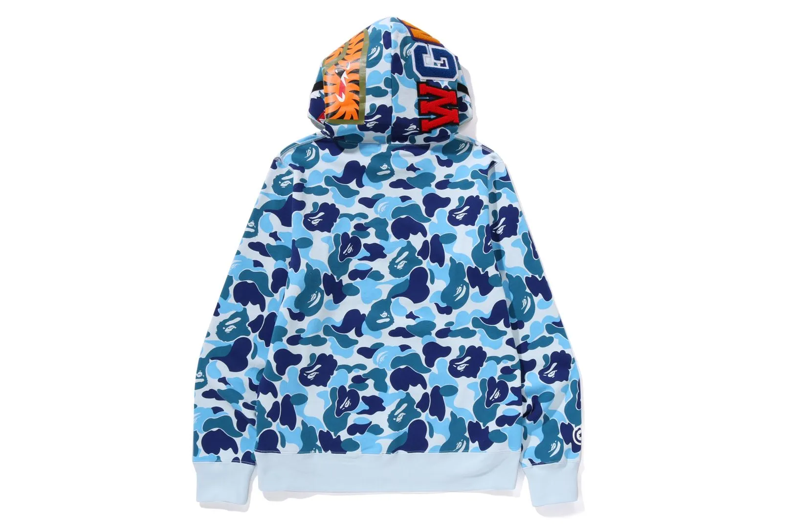 ABC CAMO SHARK HALF ZIP PULLOVER HOODIE sold by Bape product image thumbnail 3