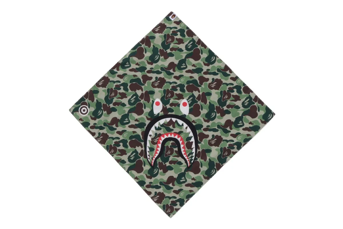 ABC CAMO SHARK BANDANA sold by Bape