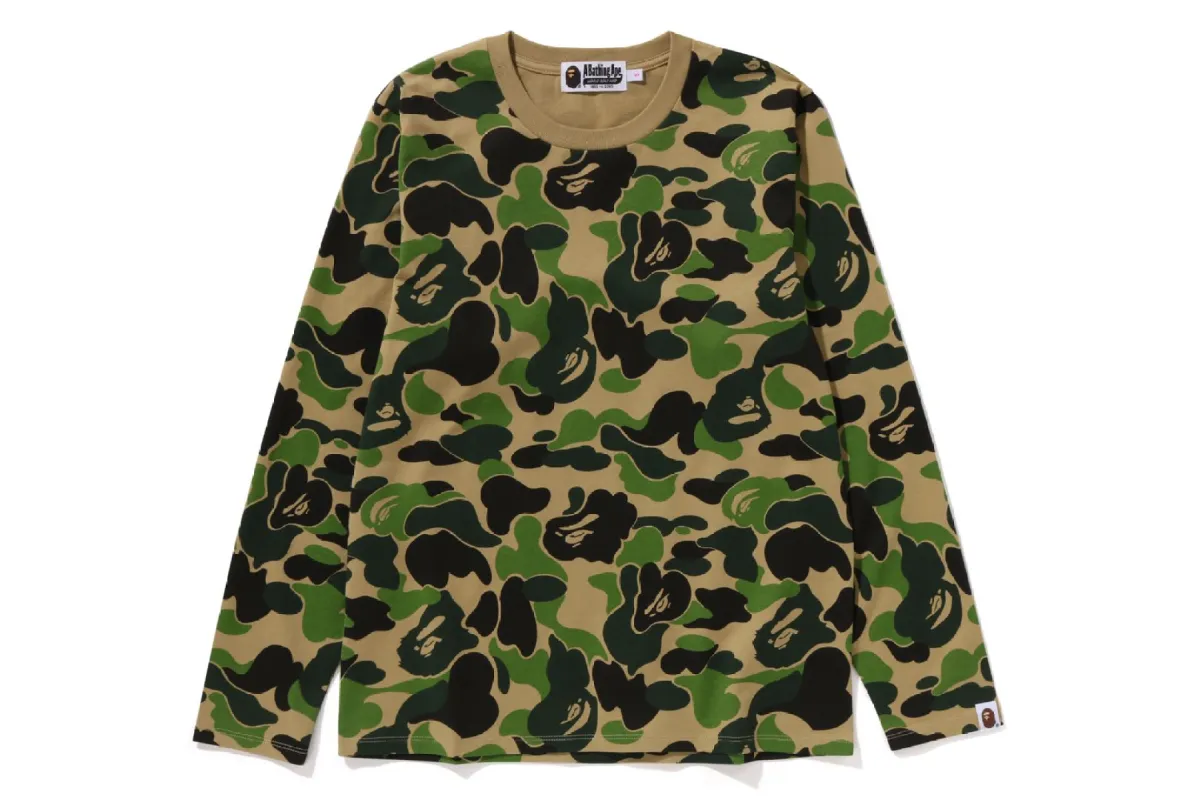 ABC CAMO LS TEE sold by Bape