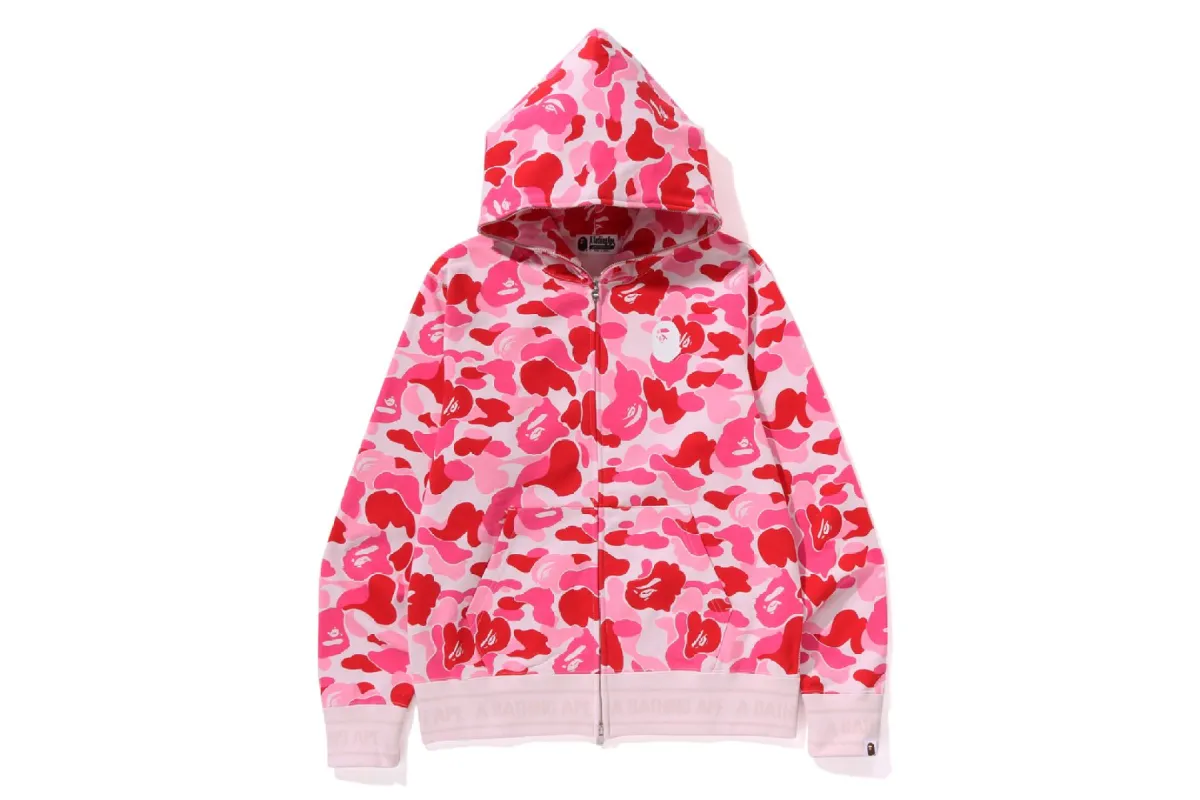ABC CAMO CRYSTAL STONE SHARK CROPPED FULL ZIP HOODIE | Parallel