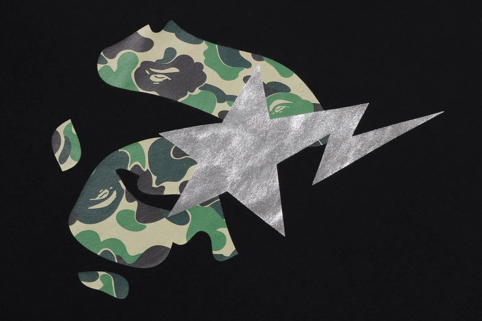 ABC CAMO APE FACE STA TEE sold by Bape product image thumbnail 3