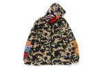 1ST CAMO SHARK HOODIE JACKET sold by Bape