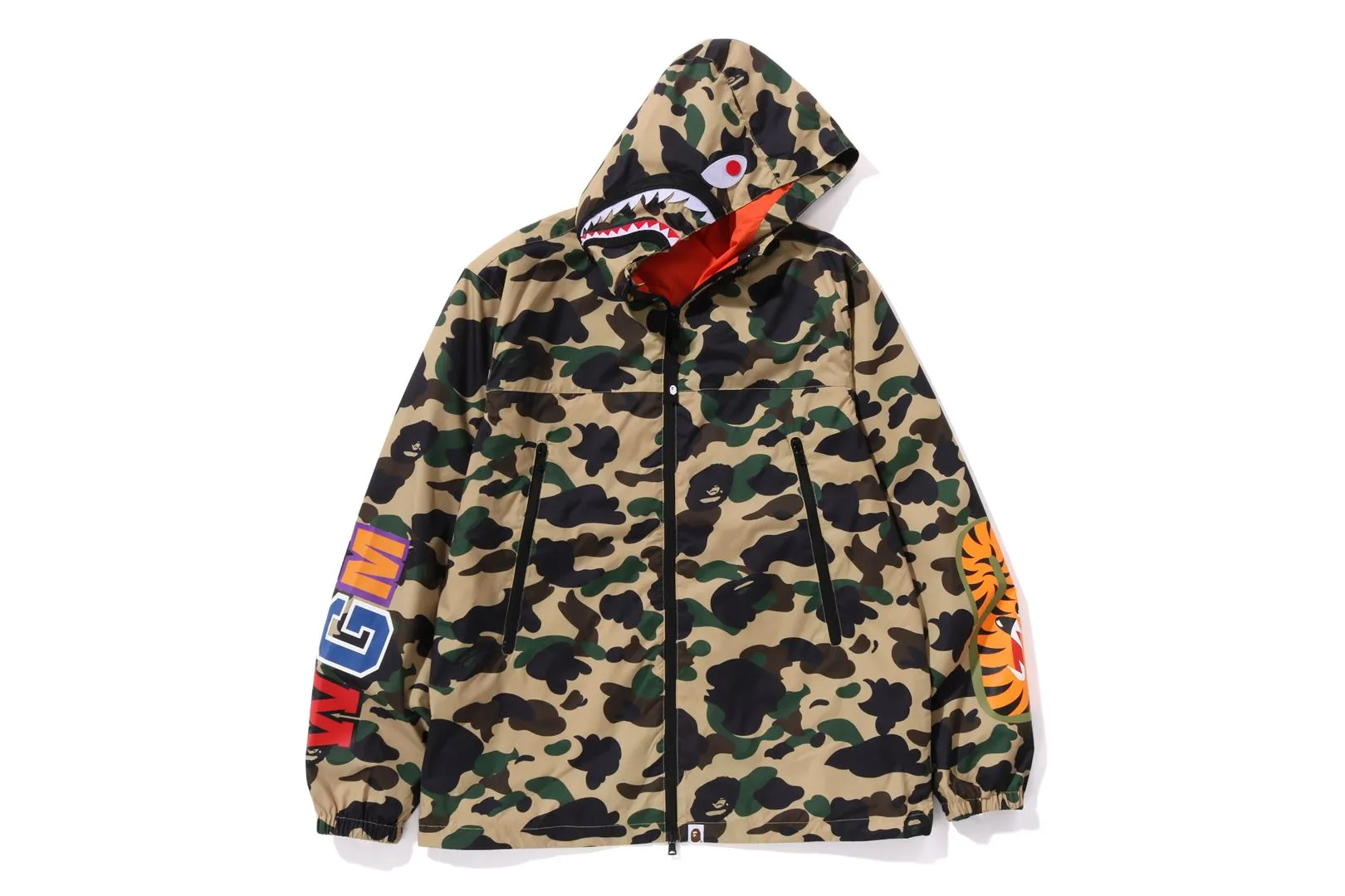 1ST CAMO SHARK HOODIE JACKET sold by Bape product image thumbnail 5