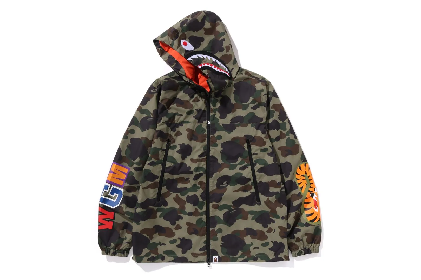 1ST CAMO SHARK HOODIE JACKET sold by Bape product image thumbnail 2