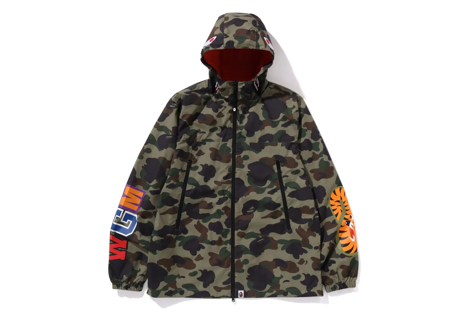 1ST CAMO SHARK HOODIE JACKET sold by Bape product image thumbnail 3