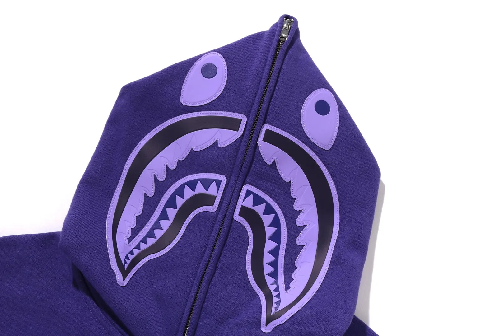 ONE POINT APE HEAD SHARK RELAXED FIT FULL ZIP HOODIE sold by Bape product image thumbnail 4