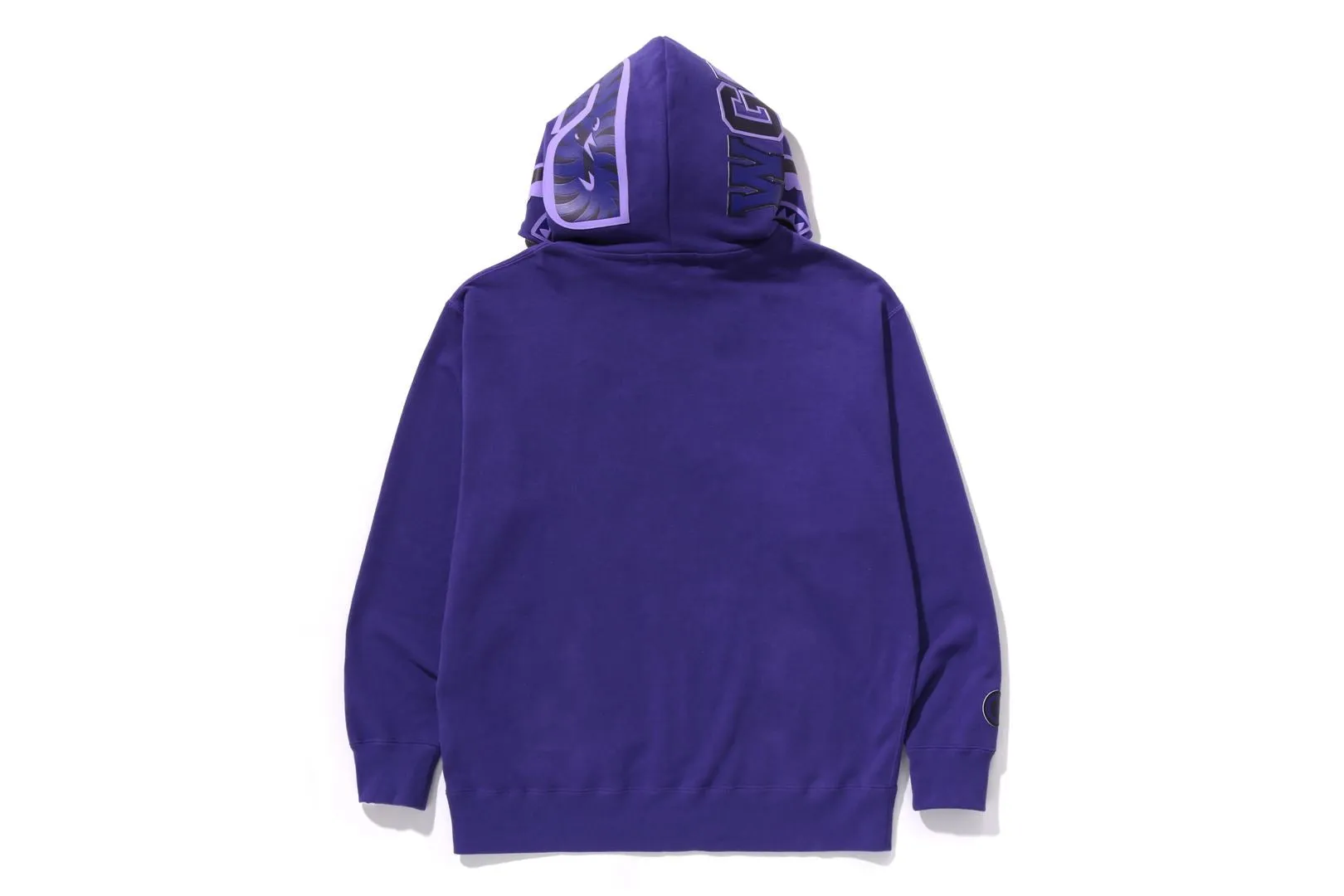 ONE POINT APE HEAD SHARK RELAXED FIT FULL ZIP HOODIE sold by Bape product image thumbnail 3