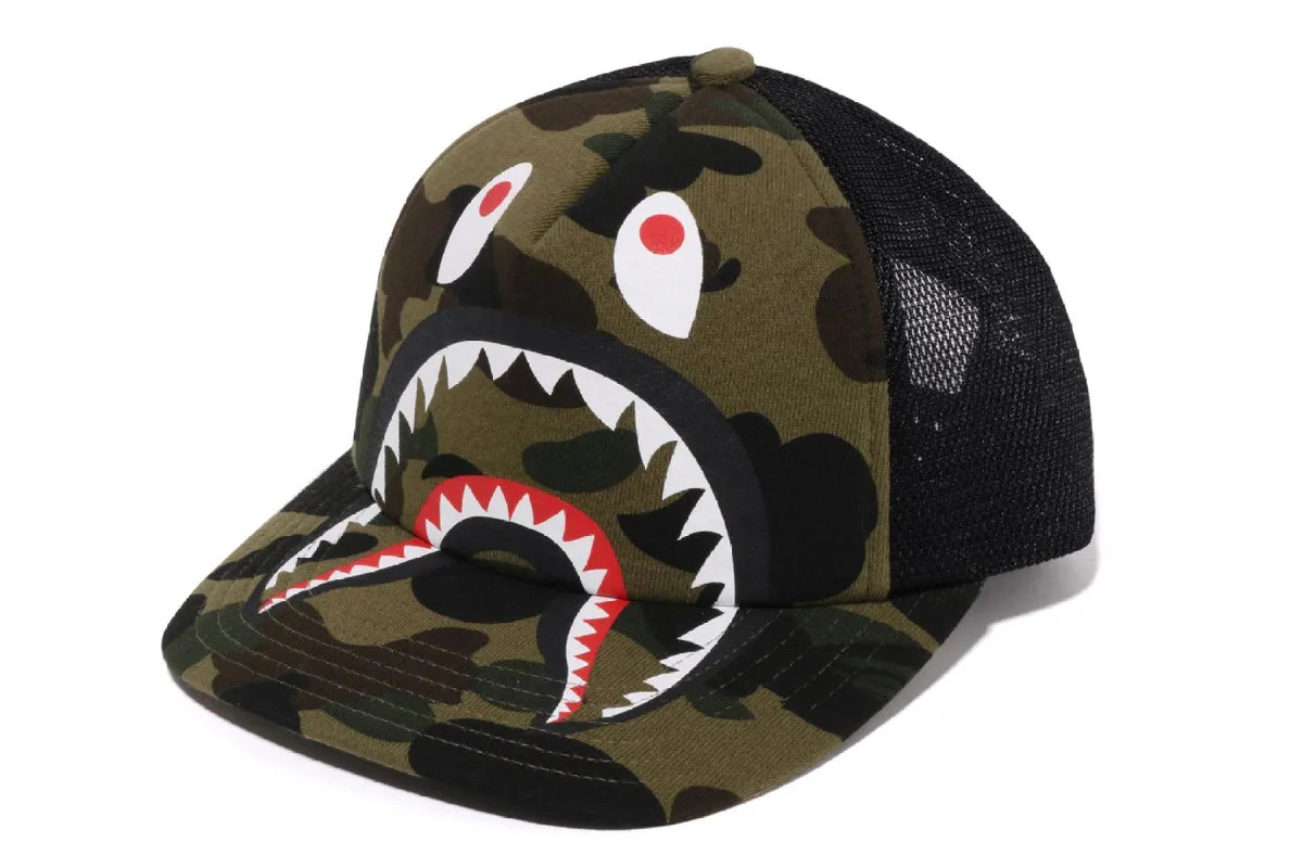 1ST CAMO SHARK MESH CAP sold by Bape