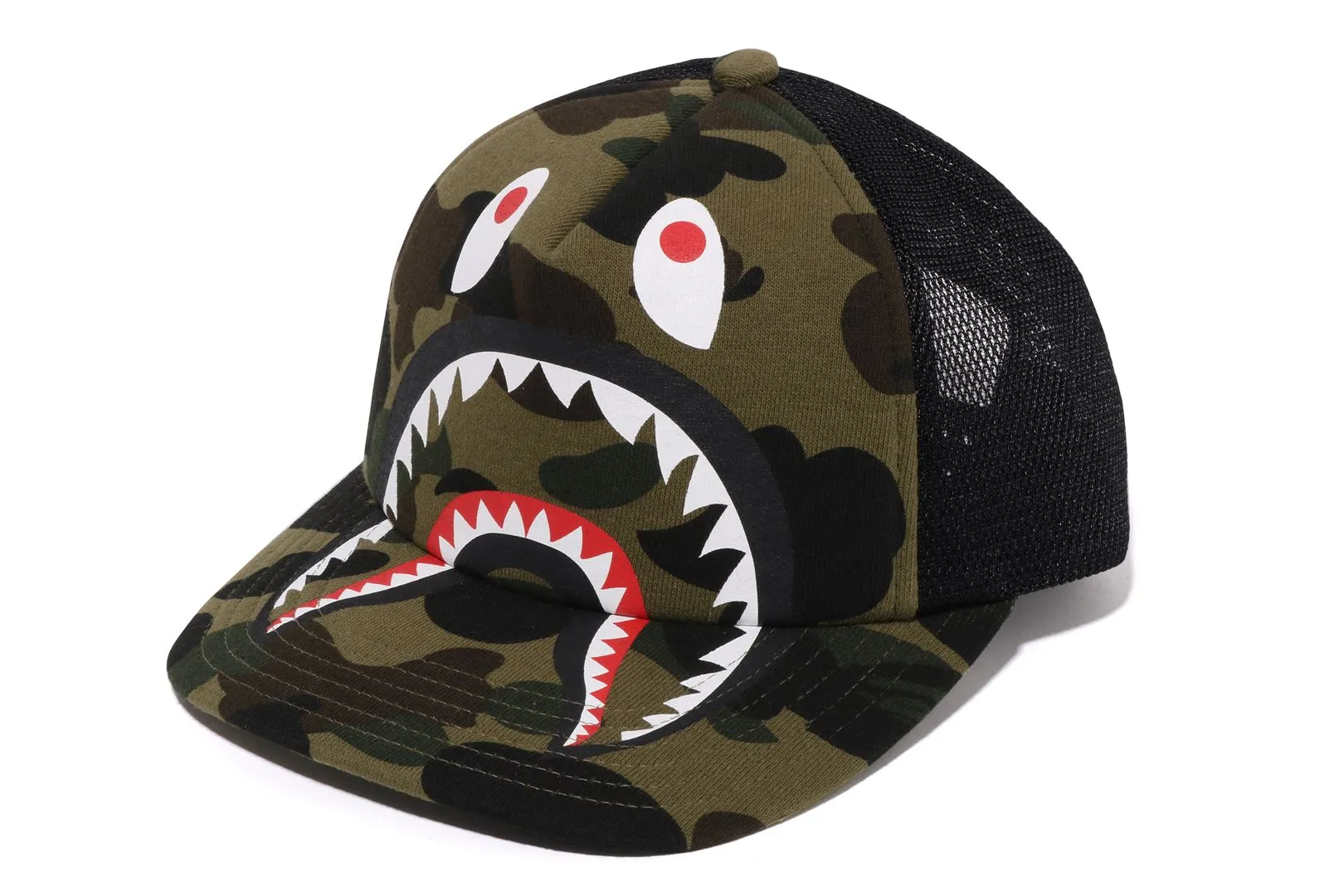 1ST CAMO SHARK MESH CAP sold by Bape