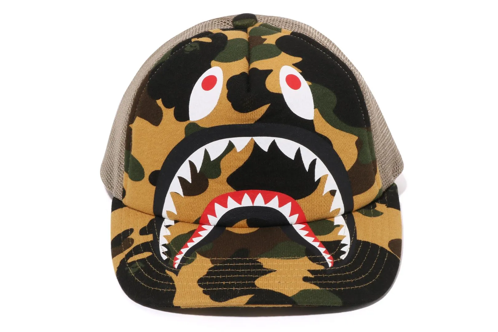 1ST CAMO SHARK MESH CAP sold by Bape product image thumbnail 5