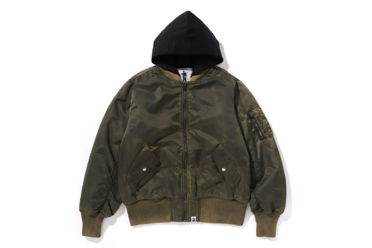 NYLON MA-1 sold by Bape