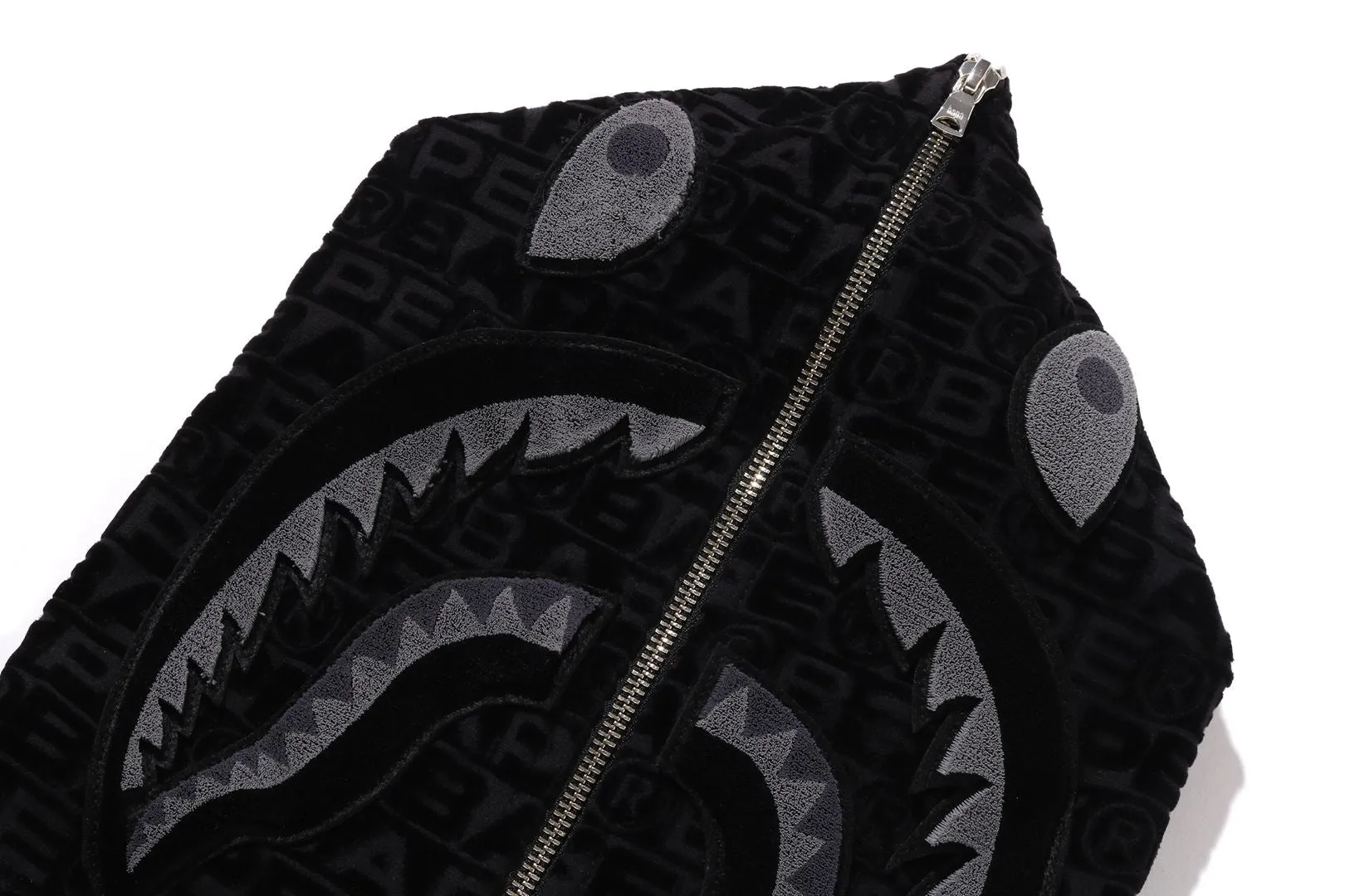 LUX SPORT PATTERN SHARK RELAXED FIT FZ HOODIE sold by Bape product image thumbnail 4