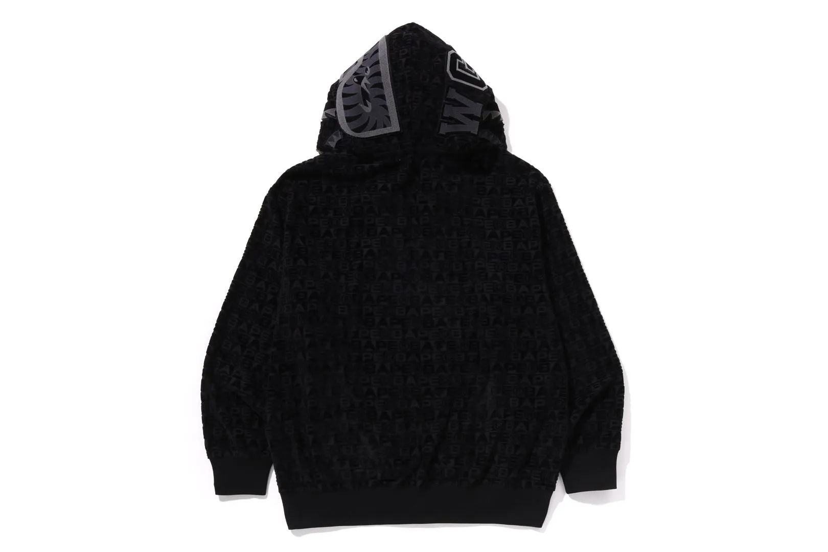 LUX SPORT PATTERN SHARK RELAXED FIT FZ HOODIE sold by Bape product image thumbnail 3