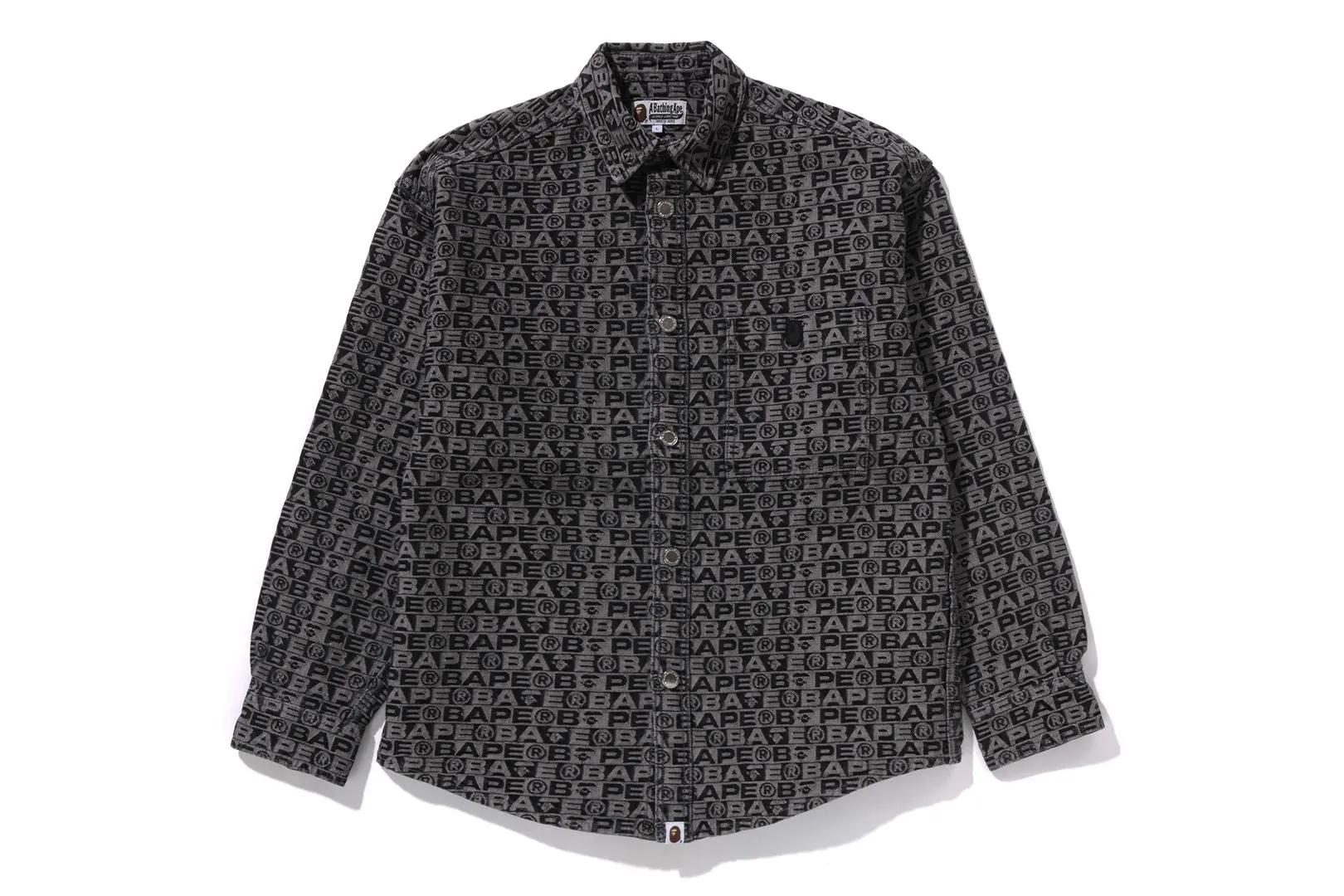 LUX SPORT PATTERN JACQUARD 10OZ DENIM SHIRTS sold by Bape product image thumbnail 4