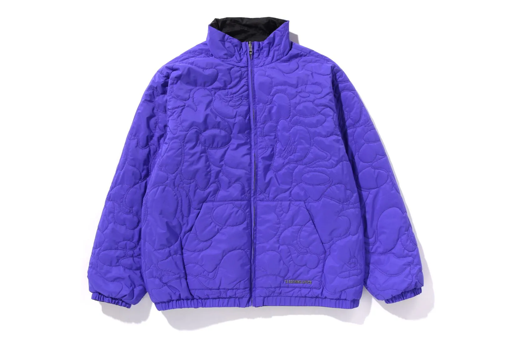 LUX SPORT PATTERN & LINE CAMO QUILTED REVERSIBLE JACKET sold by Bape product image thumbnail 5